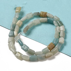 Natural Flower Amazonite Beads Strands&nbsp;G-G085-A09-01