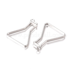 Alloy Open Back Bezel Pendants&nbsp;PALLOY-TAC0012-03P