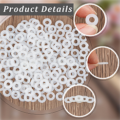 200Pcs Nylon Gaskets&nbsp;FIND-GF0009-37A