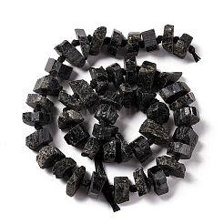 Natural Black Tourmaline Beads Strands&nbsp;G-F719-17