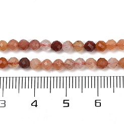 Natural Red Hematoid Quartz Beads Strands&nbsp;G-C181-B02-02