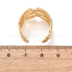 304 Stainless Steel Cuff Open Rings&nbsp;SA-CBA725A-15G