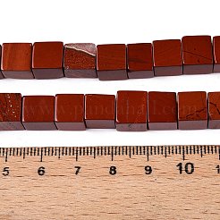 Natural Red Jasper Beads Strands&nbsp;G-T139-8x8-12A