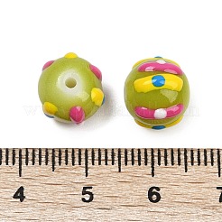 Baking Paint Glass Enamel Beads&nbsp;LAMP-R004-05D