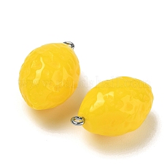 Opaque Resin Imitation Fruit Pendants&nbsp;RE-CBA9CFC-02A