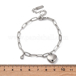 304 Stainless Steel Charm Bracelets&nbsp;STAS-D152-01P