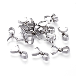 Tarnish Resistant 304 Stainless Steel Pinch Bails&nbsp;STAS-K146-090-2.5x14