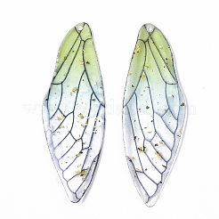 Transparent Epoxy Resin Big Pendants&nbsp;X1-RESI-T046-01C