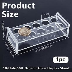 Organic Acrylic Display Stands&nbsp;AJEW-WH0695-030A
