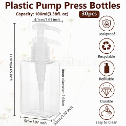 Plastic Pump Press Bottles&nbsp;AJEW-WH0471-116B