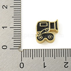 Rack Plating Brass Enamel Beads&nbsp;KK-U029-22G-10