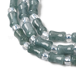 Natural Myanmar Jadeite Beads Strands&nbsp;G-F822-A01-01
