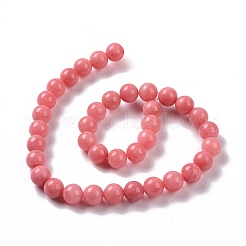 Natural Malaysia Jade Beads Strands&nbsp;G-A146-6mm-B08