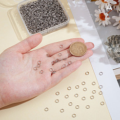 1500Pcs 304 Stainless Steel Split Rings&nbsp;STAS-ME0002-57