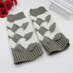 Polyacrylonitrile Fiber Yarn Knitting Fingerless Gloves&nbsp;COHT-PW0001-13D