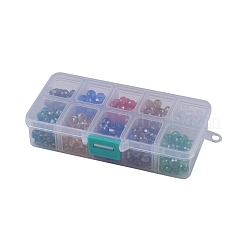 10 Colors Glass Beads&nbsp;EGLA-JP0001-01-8mm
