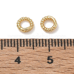 Brass Ring Charm Connectors&nbsp;KK-CBA50B0-21G