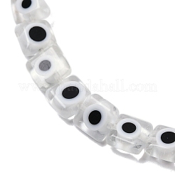 Handmade Evil Eye Lampwork Beads Strands&nbsp;LAMP-G166-03B