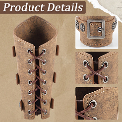 Adjustable Imitation Leather Cord Bracelet&nbsp;AJEW-WH0010-51A
