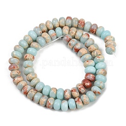 Synthetic Aqua Terra Jasper Beads Strands&nbsp;G-P237-03