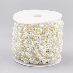 ABS Plastic Imitation Pearl Beaded Trim Garland Strand&nbsp;AJEW-S071-02C