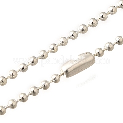 Brass Ball Chain Necklaces&nbsp;NJEW-M313-01S