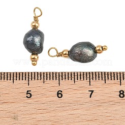 Dyed Natural Baroque Keshi Pearl Pendants&nbsp;PA-CBA0A45-08G
