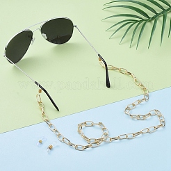 Aluminium Cable Chains/Paperclip Chains Eyeglasses Chains&nbsp;AJEW-EH00011