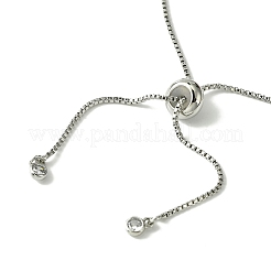 Natural Shell Charms Slider Bracelet&nbsp;BJEW-TA00365-01