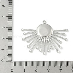 304 Stainless Steel Pendant Cabochon Settings&nbsp;STAS-L293-04P