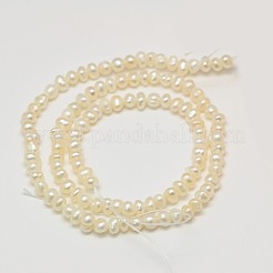 Grade AA Natural Cultured Freshwater Pearl Beads Strands&nbsp;PEAR-L003-C-03-01-X