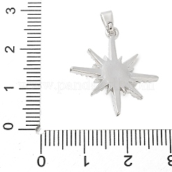 Brass Micro Pave Clear Cubic Zirconia Pendants&nbsp;KK-S507-01P