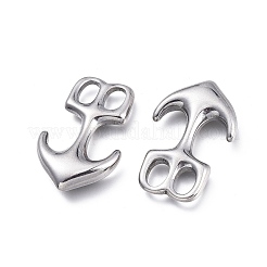 Non-Tarnish 304 Stainless Steel Hook Clasps&nbsp;STAS-K207-67P
