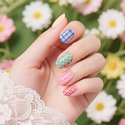 Plastic Nail Art Image Templates&nbsp;AJEW-UN0002-49C