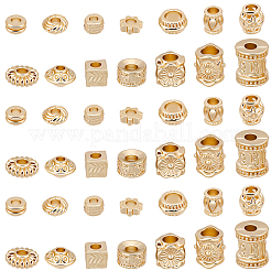 112Pcs 14 Styles Rack Plating Alloy Beads&nbsp;FIND-SC0023-86
