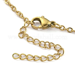 304 Stainless Steel Cable Chains Necklace Makings&nbsp;AJEW-P119-04B-G