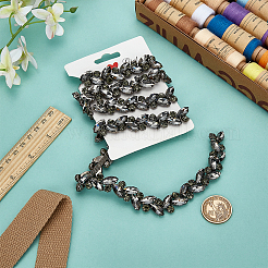1Yard Iron Glass Rhinestone Cup Chains&nbsp;CH-FG0001-01A