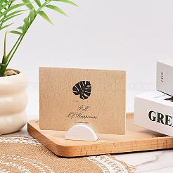 24Pcs Pine Wood Name Card Holder&nbsp;DJEW-SP0001-21A-03