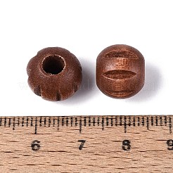 Wood European Beads&nbsp;WOOD-A026-01C