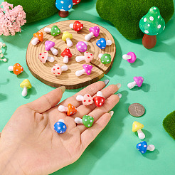 32Pcs 8 Colors Miniature Ornaments&nbsp;DJEW-TA0001-24