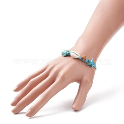 Adjustable Waxed Cotton Cord Braided Bracelets&nbsp;BJEW-JB04083