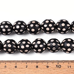 Tibetan Style Natural Agate dZi Beads Strands&nbsp;G-T144-36
