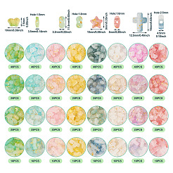 760Pcs 32 Styles Gradient Color Transparent Acrylic Beads&nbsp;OACR-TA0003-43
