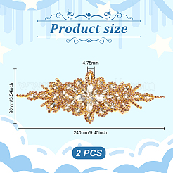 Rhinestone Flower Appliques&nbsp;DIY-WH0504-99B