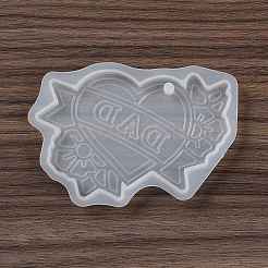 Father's Day Pendants DIY Silicone Mold&nbsp;LS-DIY-K073-15B