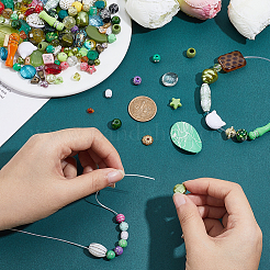 100G Mixed Styles Plastic Beads&nbsp;KY-HY0001-27