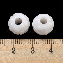 Opaque Acrylic European Beads&nbsp;SACR-L007-004B