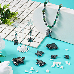 6Pcs 3 Styles Non-magnetic Hematite Pendants&nbsp;G-TA0001-43
