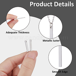 304 Stainless Steel Pendant Necklaces&nbsp;NJEW-FH0001-14A