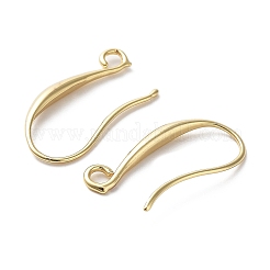 Brass Earring Hooks&nbsp;KK-I684-04G-NR
